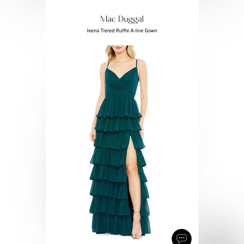 Mac Duggal Ieena Tiered Gown
